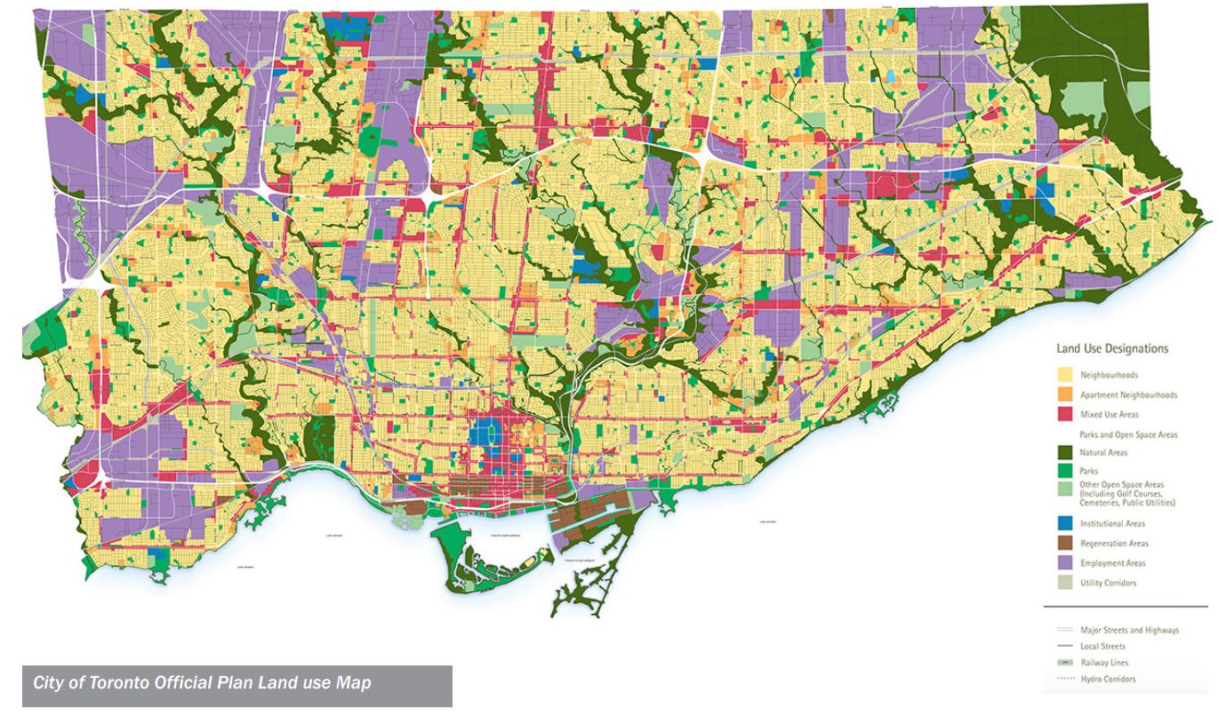 City of Toronto Official Plan Land Use Map